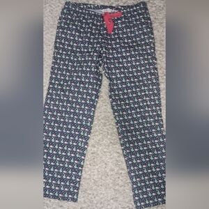 Women's Vineyard Vines Loungewear Santa's Whale Pants Sz M Logo Christmas Vacati